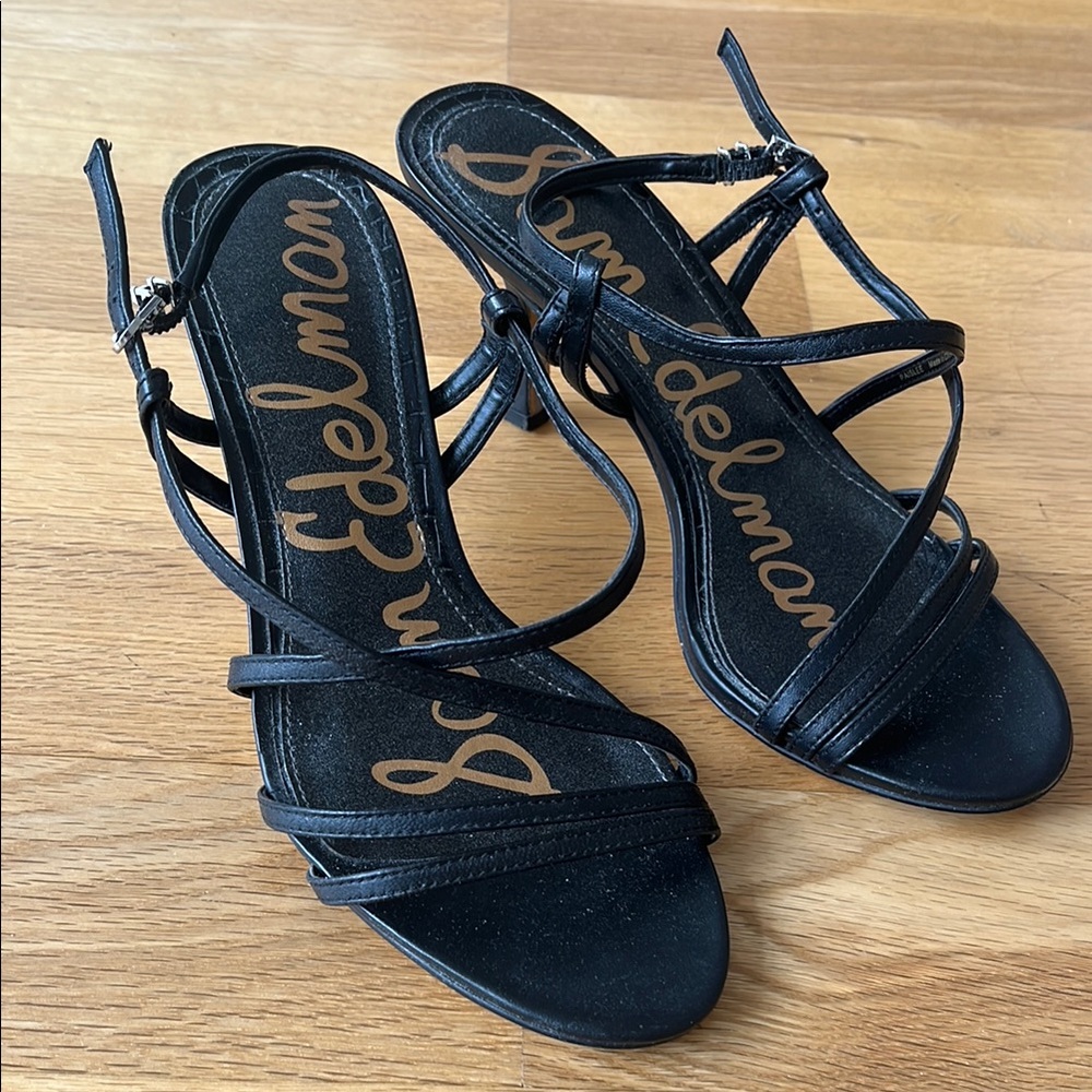 Sam Edelman Black Strappy Sandals